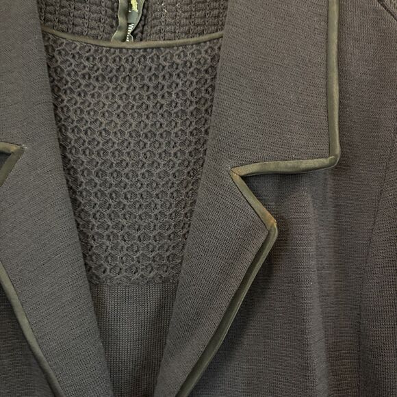 Galerie Pink Skirt Suit Size 100% Wool Italy Shell Jacket 3 Piece Brown Vintage - Picture 2 of 13